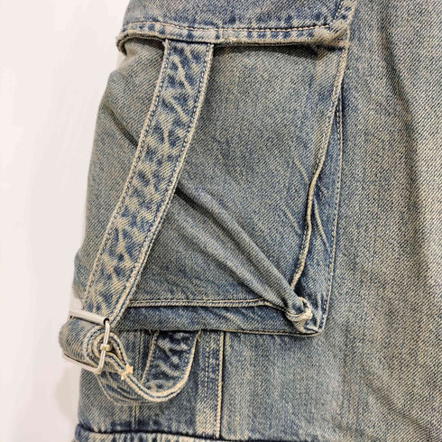 ザラ ZARA MID-RISE TRF CARGO JEANS デニム カーゴパンツ メンズ US:34-35