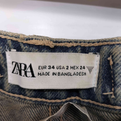 ザラ ZARA MID-RISE TRF CARGO JEANS デニム カーゴパンツ メンズ US:34-35