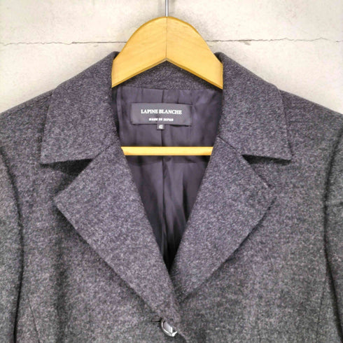 LAPINE BLANCHE WOOL&CASHMERE カシミヤ混 チェスターコート レディース JPN:40