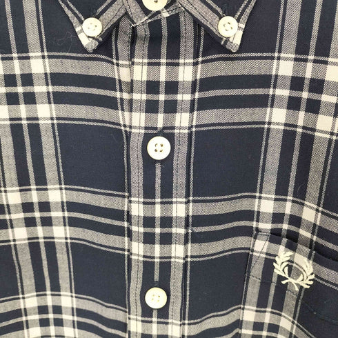 フレッドペリー FRED PERRY 月桂冠ロゴ チェックL/S BDシャツ メンズ import:S