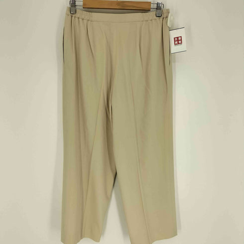 バーバリーロンドン BURBERRY LONDON 2タック ジップフライ ワイド スラックス レディース