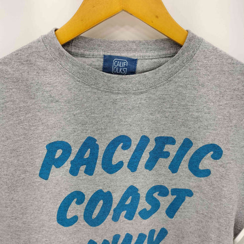 チャンピオン Champion CALIFOLKS WORD PRINT US PACIFIC COAST HWY プリント クルーネックTシャツ メンズ import:S