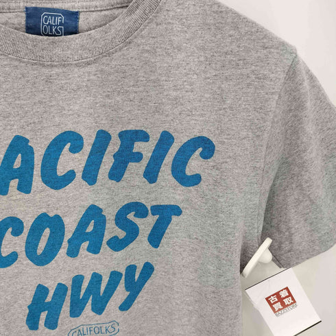チャンピオン Champion CALIFOLKS WORD PRINT US PACIFIC COAST HWY プリント クルーネックTシャツ メンズ import:S