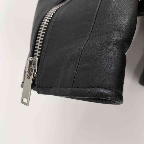 ショット Schott 17AW LEATHER RIDERS JACKET シープスキン シングルライダースジャケット メンズ US:38