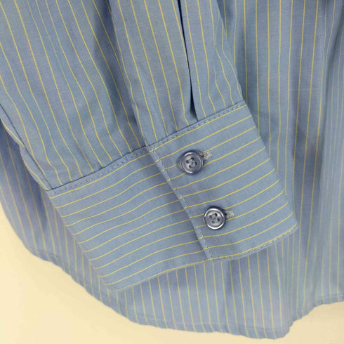 ケイビーエフ KBF レイヤードデザイン ストライプ シャツ レディース