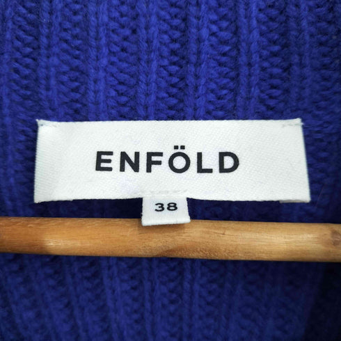 エンフォルド ENFOLD Wool Blend リブアシンメトリーPULLOVER レディース JPN:38