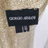 ジョルジオアルマーニ Giorgio Armani 大判 ラメゴールド ストール レディース