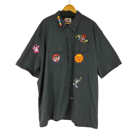 ディッキーズ Dickies ワッペン S/S ワークシャツ メンズ 4XL