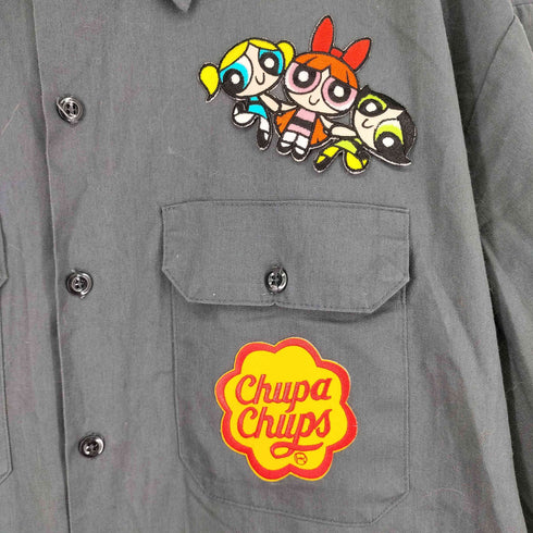 ディッキーズ Dickies ワッペン S/S ワークシャツ メンズ 4XL