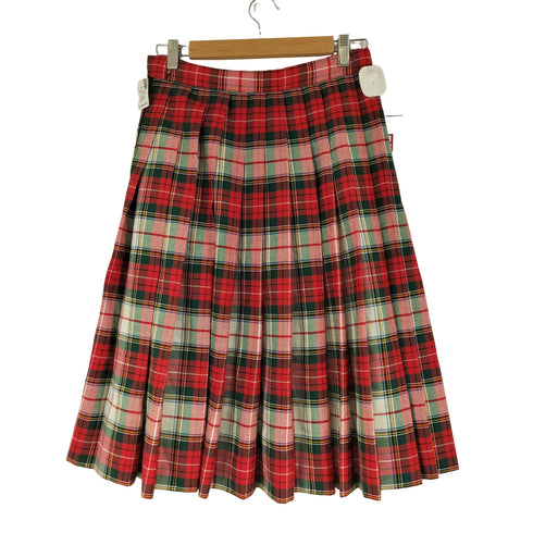 チェック プリーツスカート レディース