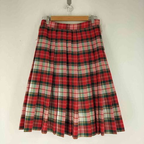 チェック プリーツスカート レディース