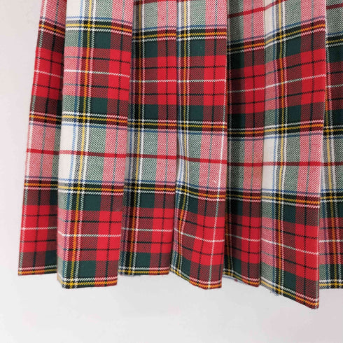 チェック プリーツスカート レディース