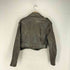 ザラ ZARA USED加工 フェイクレザーライダースジャケット レディース S
