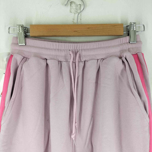 ダメージ加工 ワイドスウェットパンツ レディース FREE