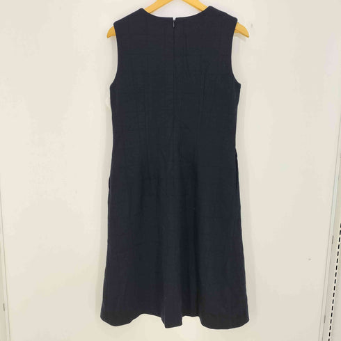 ブルーブルー BLUE BLUE ノースリーブ ウールチェックワンピース レディース 2