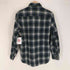 襟芯 ウールナイロンチェックシャツ メンズ M