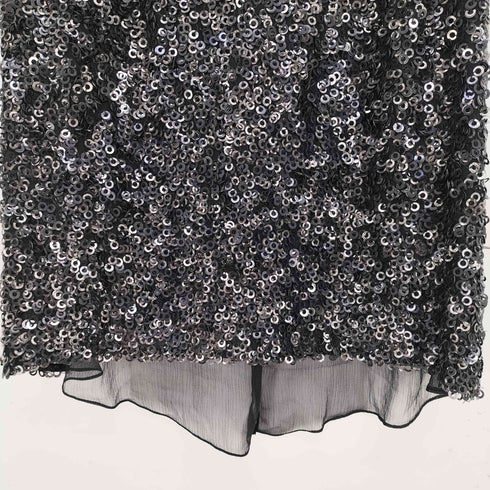 スリーワンフィリップリム 3.1 phillip lim シルク100 シアー スパンコール ノースリーブトップス レディース 0