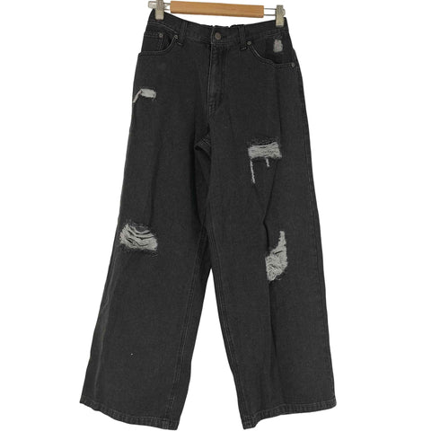 プニュズ PUNYUS ダメージ加工 ワイドデニムパンツ メンズ JPN:1