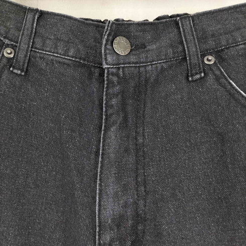 プニュズ PUNYUS ダメージ加工 ワイドデニムパンツ メンズ JPN:1