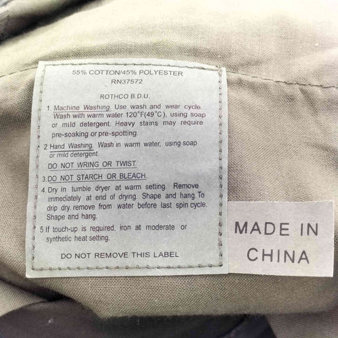 ロスコ ROTHCO B.D.U カーゴパンツ メンズ JPN:M