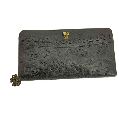 アナスイ ANNA SUI エンボス加工 長財布 レディース