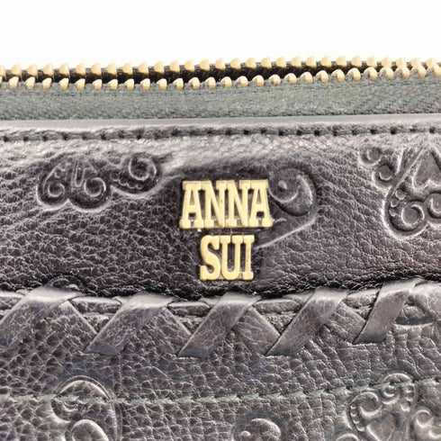 アナスイ ANNA SUI エンボス加工 長財布 レディース