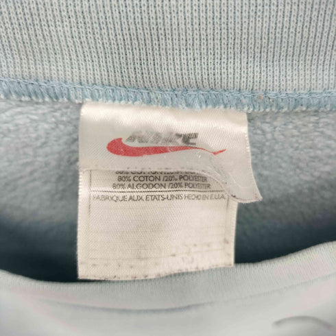 ナイキ NIKE 00s ワンポイントスウッシュ刺繍 クルーネックスウェット メンズ import:L