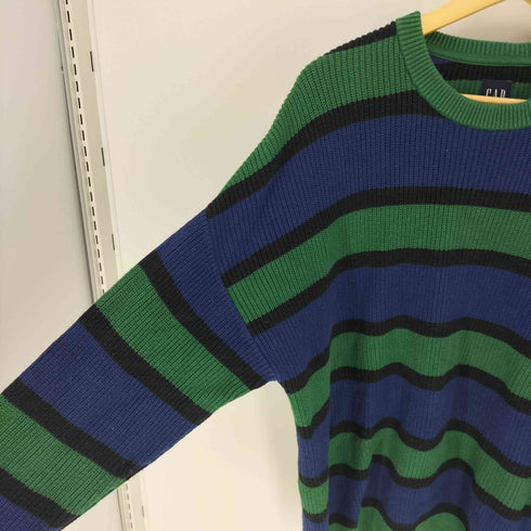 ギャップ Gap 22AW JAC OV STRIPE 60/40 コットン アクリル ボーダー ニット セーター メンズ import:L