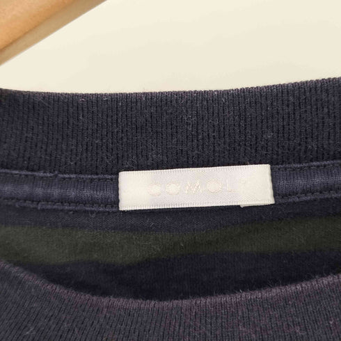 コモリ COMOLI ボーダークルーネックTシャツ メンズ JPN:2