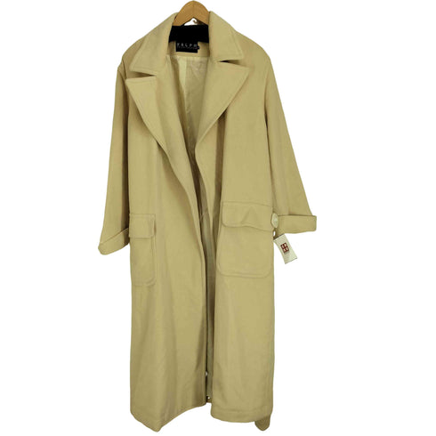 ラルフローレン RALPH LAUREN 90S ウール ベルテッド ロングコート レディース JPN:11号