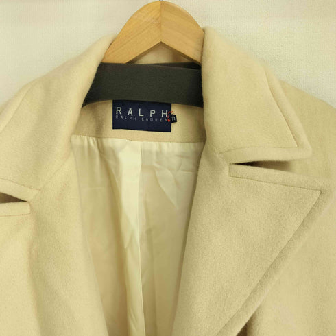 ラルフローレン RALPH LAUREN 90S ウール ベルテッド ロングコート レディース JPN:11号