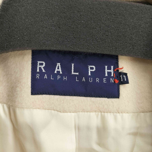 ラルフローレン RALPH LAUREN 90S ウール ベルテッド ロングコート レディース JPN:11号