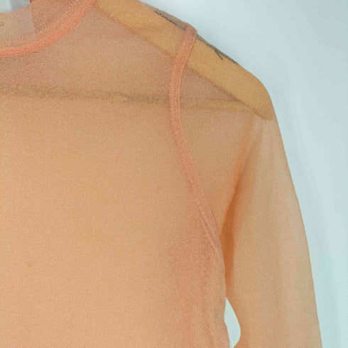 タン TAN シースルーニット レディース FREE