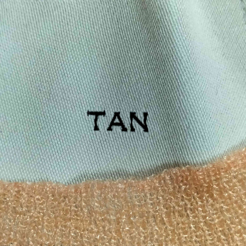 タン TAN シースルーニット レディース FREE