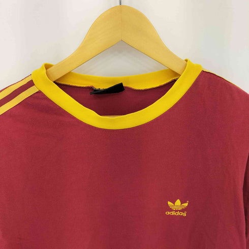 アディダス adidas 80-90s 万国タグ ワンポイントプリント クルーネックTシャツ メンズ import:XL