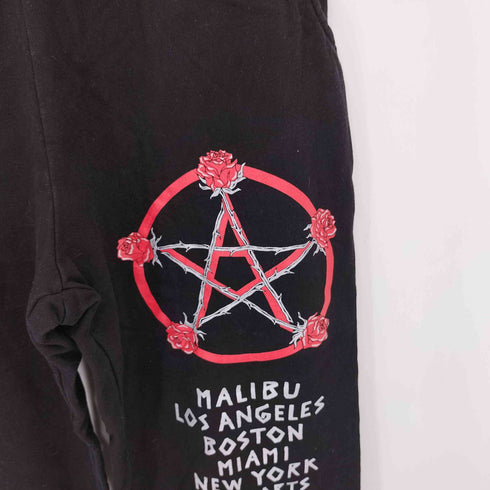 ローカルオーソリティ Local Authority USA製 ワールドツアー グラフィック ロゴプリント スウェットパンツ メンズ M