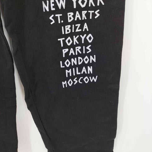 ローカルオーソリティ Local Authority USA製 ワールドツアー グラフィック ロゴプリント スウェットパンツ メンズ M