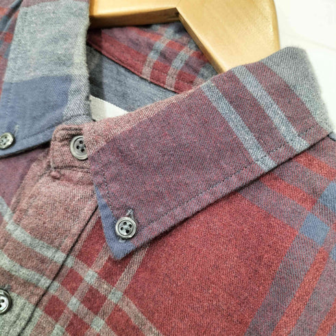 アウターノウン OUTERKNOWN L/S チェックネルシャツ メンズ import:XS