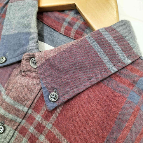 アウターノウン OUTERKNOWN L/S チェックネルシャツ メンズ import:XS