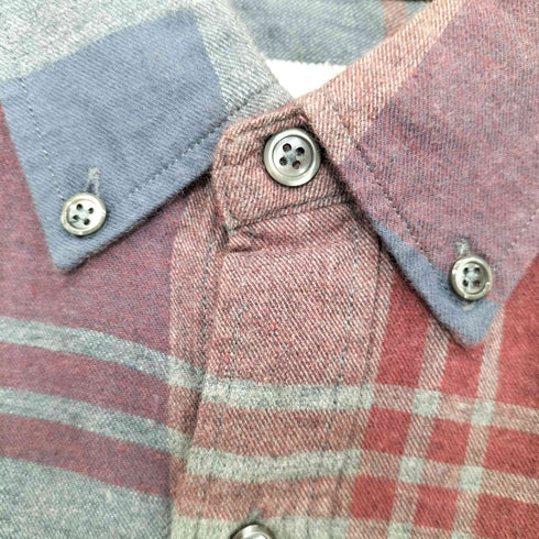 アウターノウン OUTERKNOWN L/S チェックネルシャツ メンズ import:XS