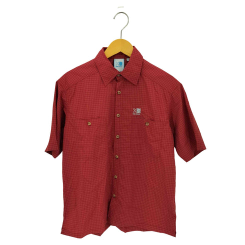 カリマー Karrimor GIGHA ADVENTURE S/S SHIRT チェック シャツ メンズ import:S