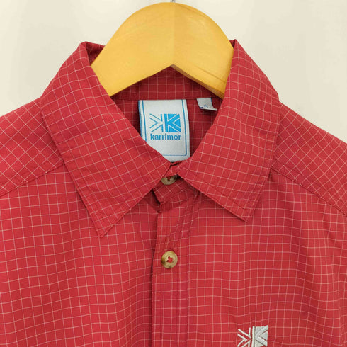 カリマー Karrimor GIGHA ADVENTURE S/S SHIRT チェック シャツ メンズ import:S
