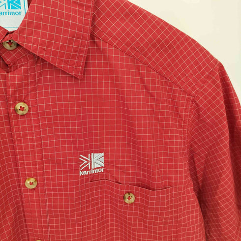 カリマー Karrimor GIGHA ADVENTURE S/S SHIRT チェック シャツ メンズ import:S