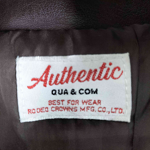 ロデオクラウンズ RODEO CROWNS フェイクレザージャケット メンズ FREE