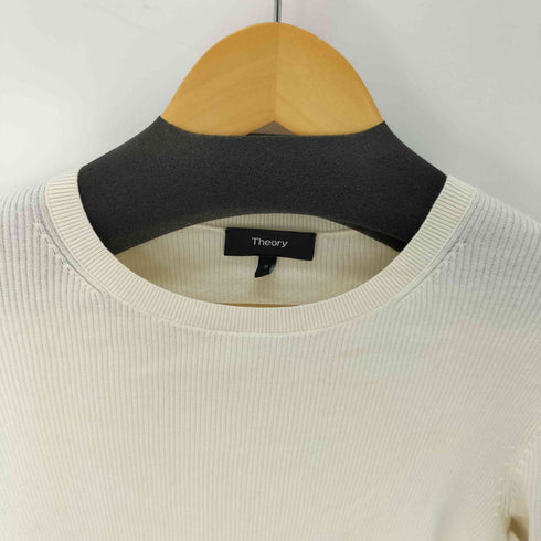 セオリー theory SUPER PIUMA CREW NECK RIB KNIT レディース JPN:S