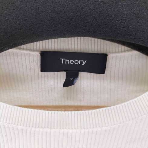 セオリー theory SUPER PIUMA CREW NECK RIB KNIT レディース JPN:S