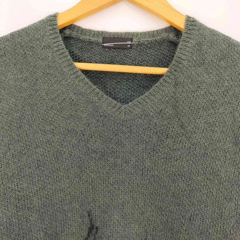 ラッドミュージシャン LAD MUSICIAN キッドモヘア フレイム ファイアパターン Vネックニット メンズ JPN:44