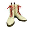 ドクターマーチン Dr.Martens スカルデザイン レースアップブーツ ハイカットレザーブーツ レディース US:7