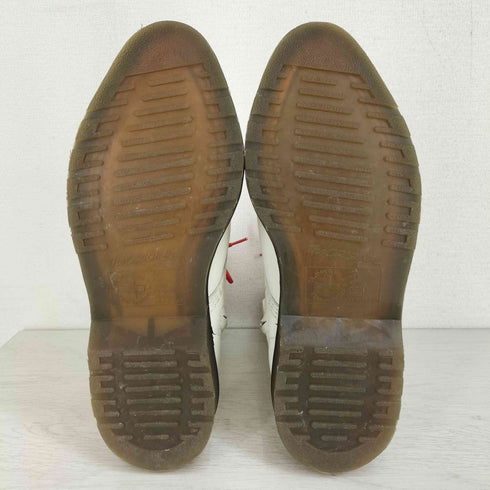 ドクターマーチン Dr.Martens スカルデザイン レースアップブーツ ハイカットレザーブーツ レディース US:7