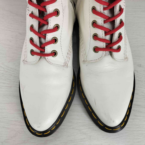 ドクターマーチン Dr.Martens スカルデザイン レースアップブーツ ハイカットレザーブーツ レディース US:7